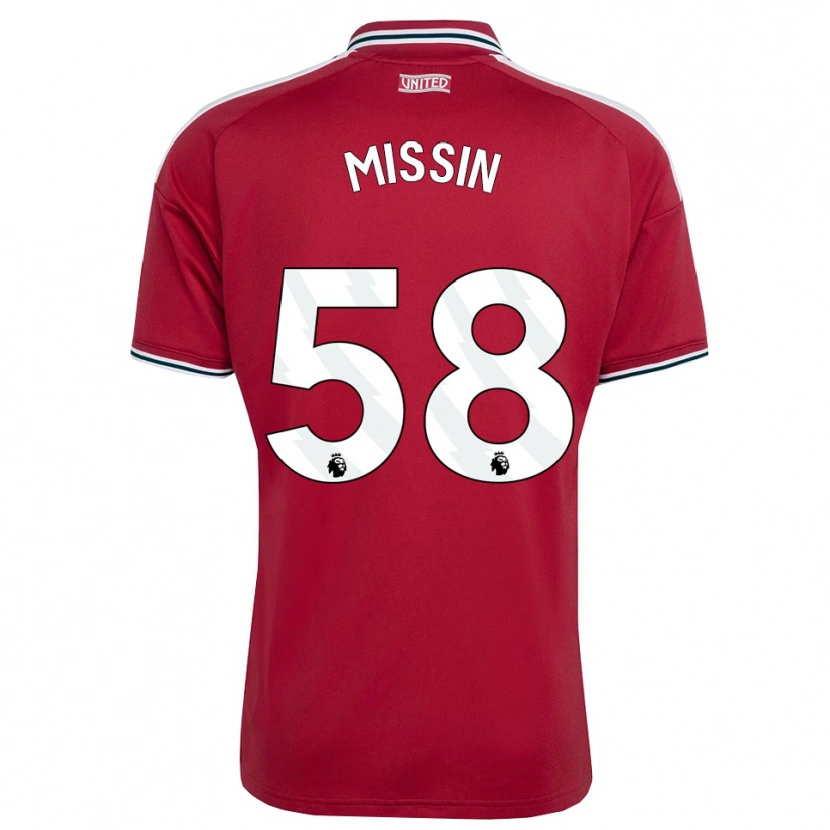 Danxen Damen Ashton Missin #58 Rot Gelb Weiß Heimtrikot Trikot 2026/27 T-Shirt