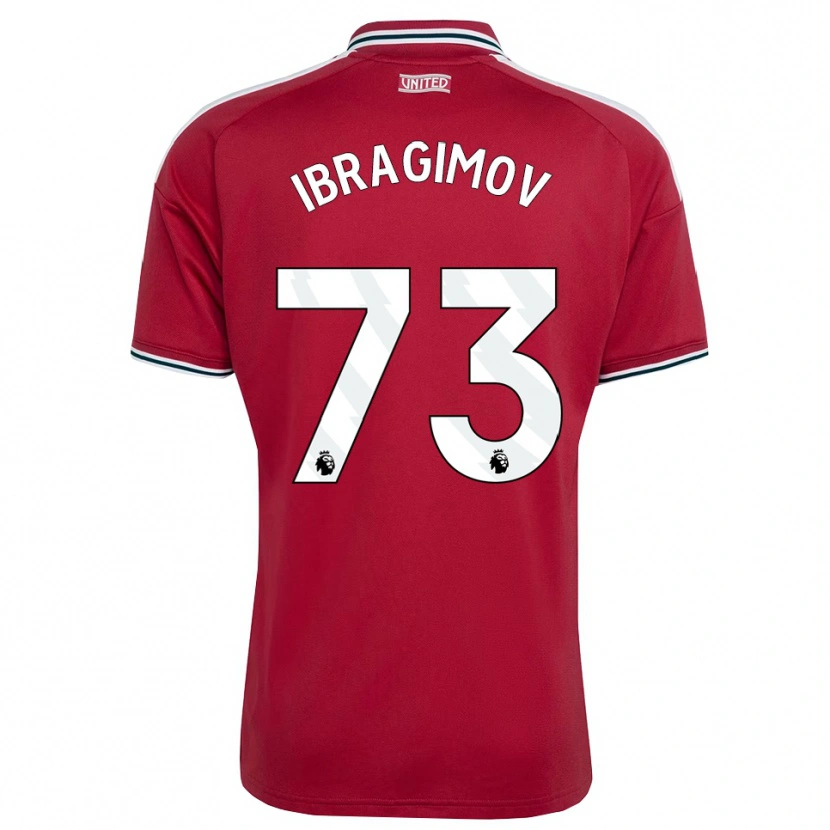 Danxen Damen Amir Ibragimov #73 Rot Gelb Weiß Heimtrikot Trikot 2026/27 T-Shirt
