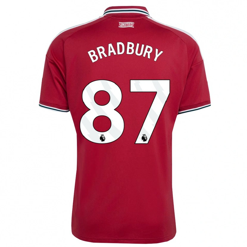 Danxen Damen Louie Bradbury #87 Rot Gelb Weiß Heimtrikot Trikot 2026/27 T-Shirt