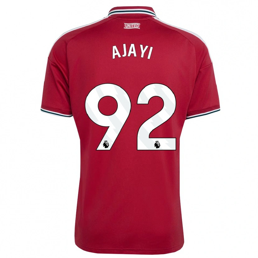 Danxen Damen Noah Ajayi #92 Rot Gelb Weiß Heimtrikot Trikot 2026/27 T-Shirt