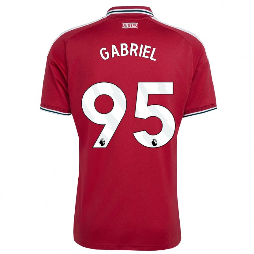 Danxen Damen Jj Gabriel #95 Rot Gelb Weiß Heimtrikot Trikot 2026/27 T-Shirt