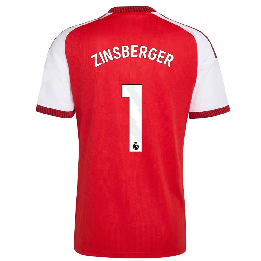 Danxen Damen Manuela Zinsberger #1 Rot Weiß Schwarz Heimtrikot Trikot 2026/27 T-Shirt