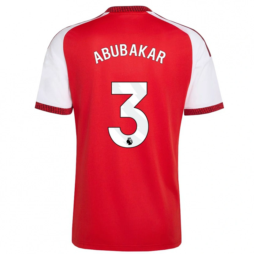 Danxen Damen Hakeem Abubakar #3 Rot Weiß Schwarz Heimtrikot Trikot 2026/27 T-Shirt