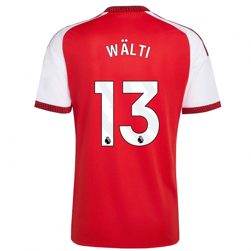 Danxen Damen Lia Wälti #13 Rot Weiß Schwarz Heimtrikot Trikot 2026/27 T-Shirt