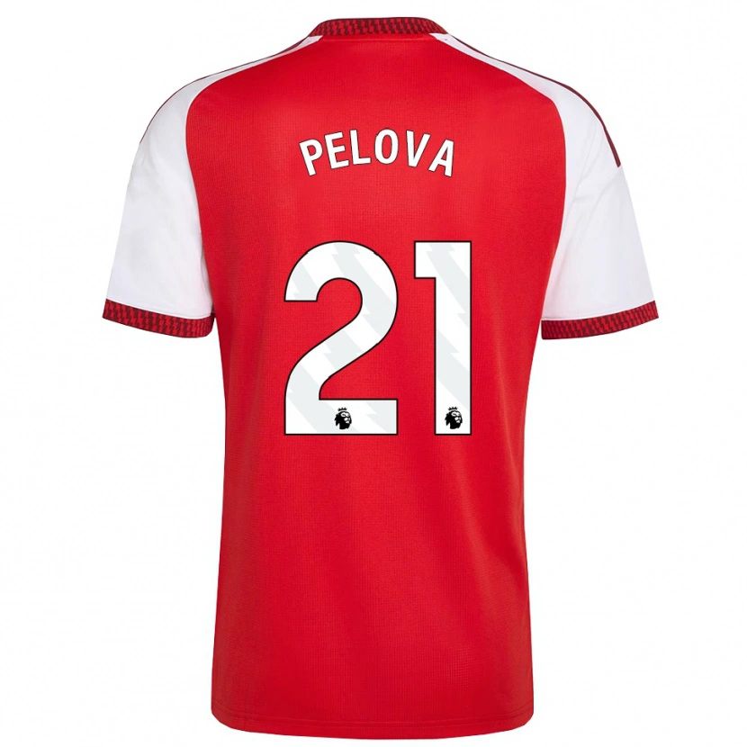 Danxen Damen Victoria Pelova #21 Rot Weiß Schwarz Heimtrikot Trikot 2026/27 T-Shirt