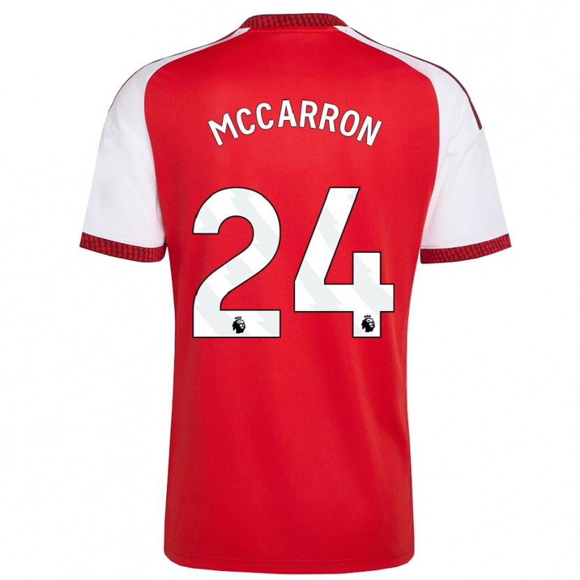 Danxen Damen Daniel Mccarron #24 Rot Weiß Schwarz Heimtrikot Trikot 2026/27 T-Shirt