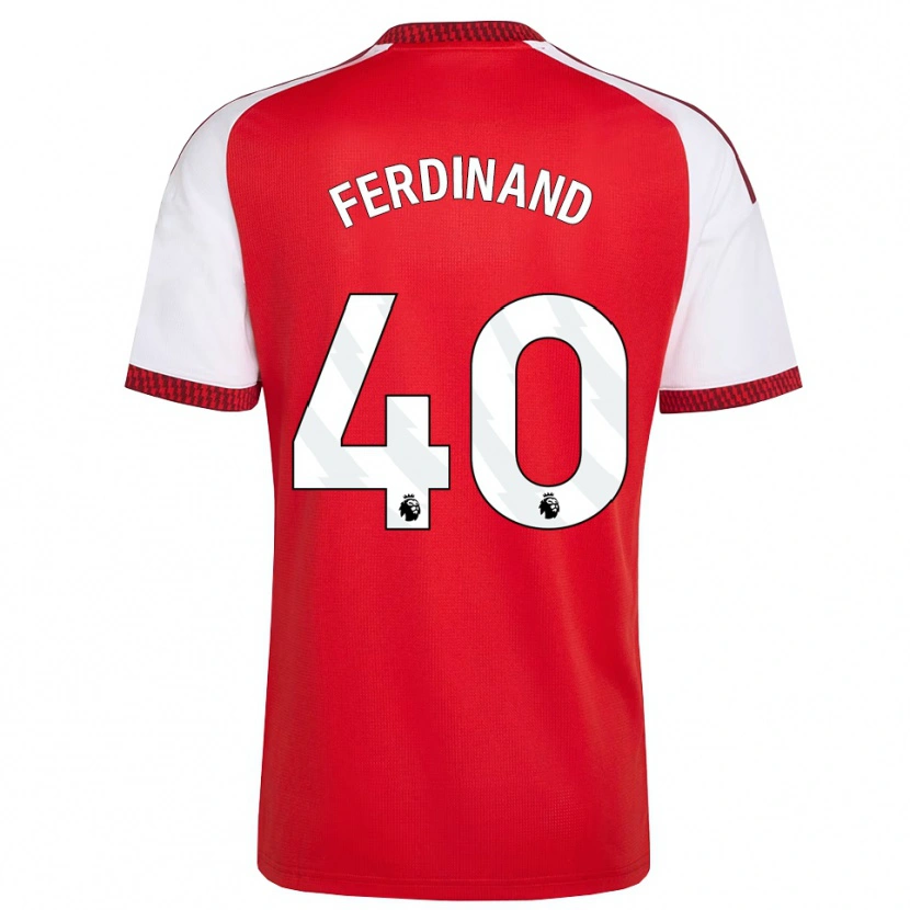 Danxen Damen Seb Ferdinand #40 Rot Weiß Schwarz Heimtrikot Trikot 2026/27 T-Shirt