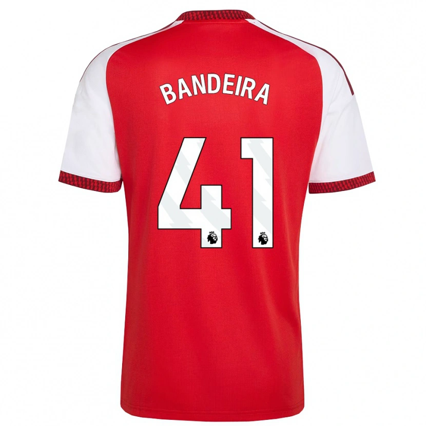 Danxen Damen Mauro Bandeira #41 Rot Weiß Schwarz Heimtrikot Trikot 2026/27 T-Shirt