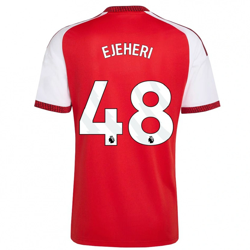 Danxen Damen Ovie Ejeheri #48 Rot Weiß Schwarz Heimtrikot Trikot 2026/27 T-Shirt