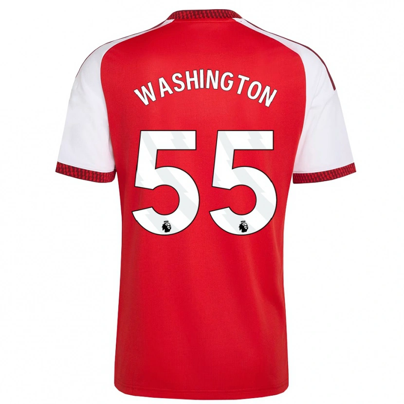 Danxen Damen Marcell Washington #55 Rot Weiß Schwarz Heimtrikot Trikot 2026/27 T-Shirt