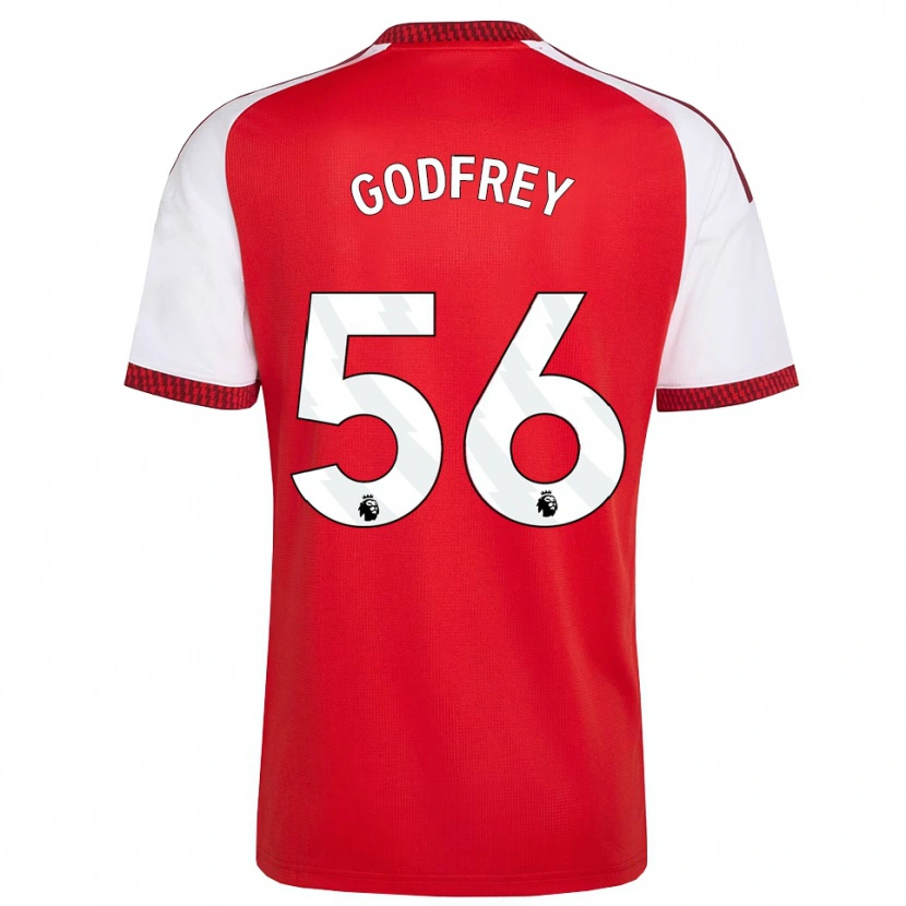 Danxen Damen Freya Godfrey #56 Rot Weiß Schwarz Heimtrikot Trikot 2026/27 T-Shirt