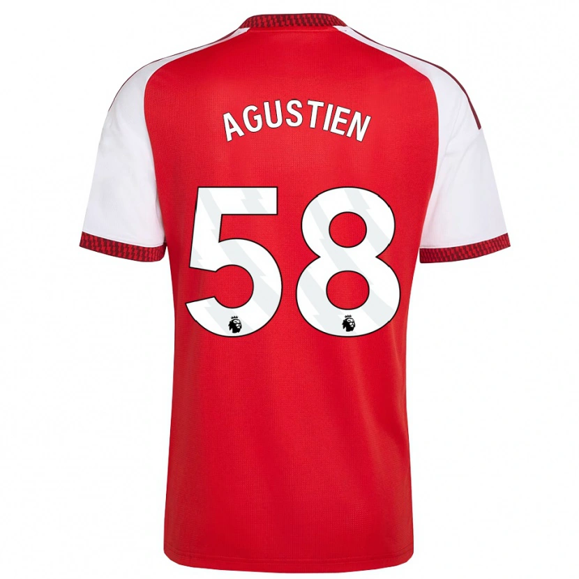 Danxen Damen Demiane Agustien #58 Rot Weiß Schwarz Heimtrikot Trikot 2026/27 T-Shirt