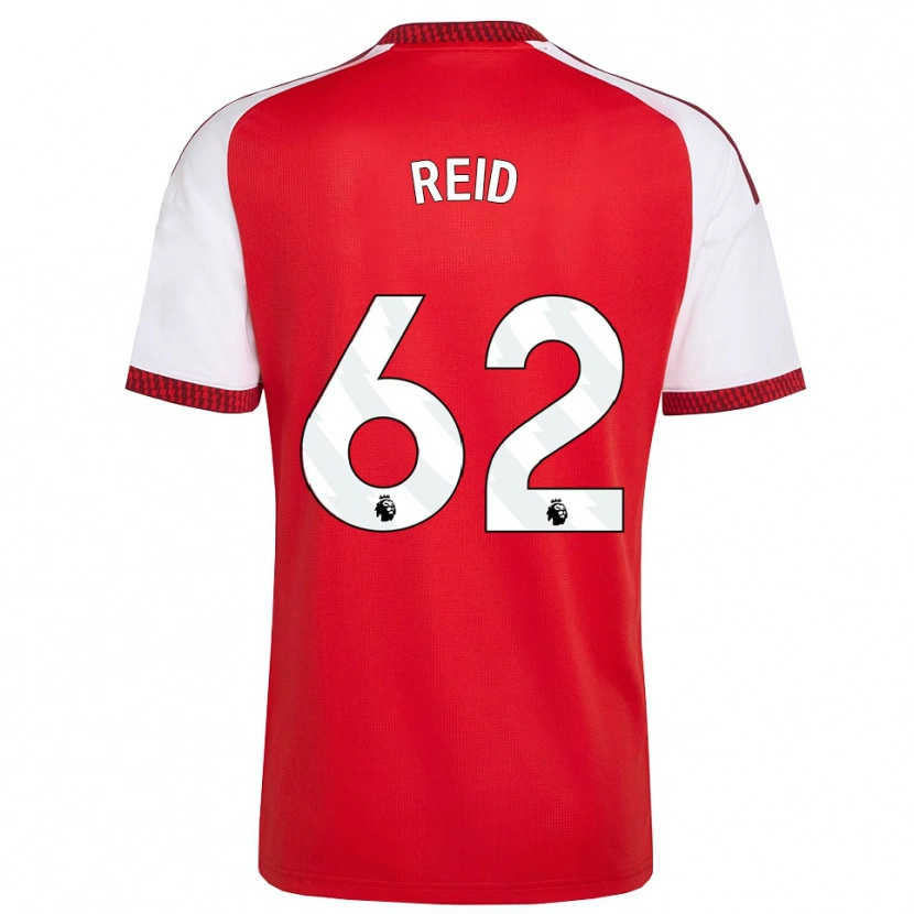 Danxen Damen Katie Reid #62 Rot Weiß Schwarz Heimtrikot Trikot 2026/27 T-Shirt