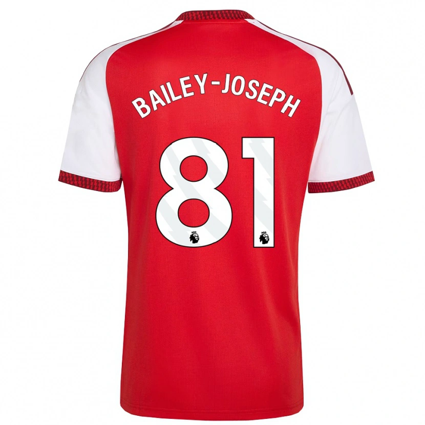 Danxen Damen Brando Bailey-Joseph #81 Rot Weiß Schwarz Heimtrikot Trikot 2026/27 T-Shirt