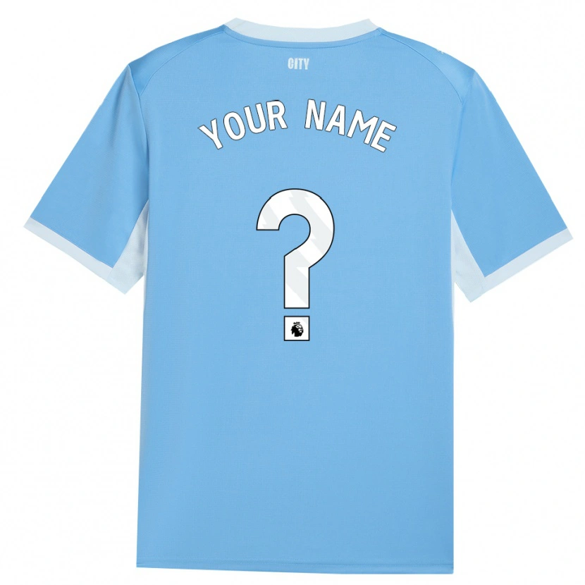 Danxen Damen Ihren Namen #0 Hellhimmelblau Weiß Heimtrikot Trikot 2026/27 T-Shirt