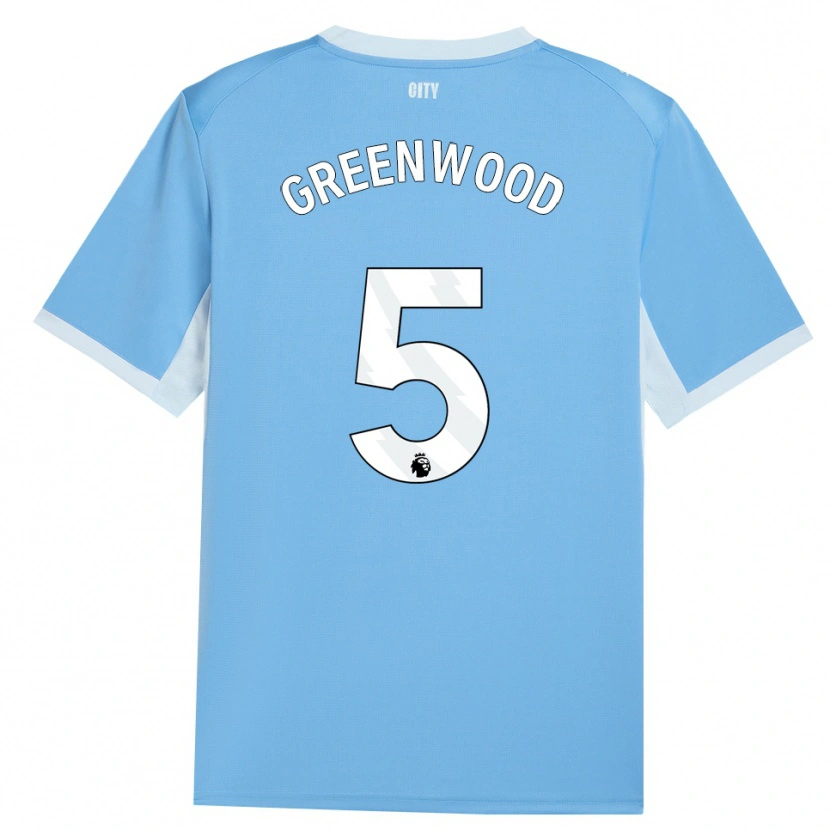 Danxen Damen Alex Greenwood #5 Hellhimmelblau Weiß Heimtrikot Trikot 2026/27 T-Shirt