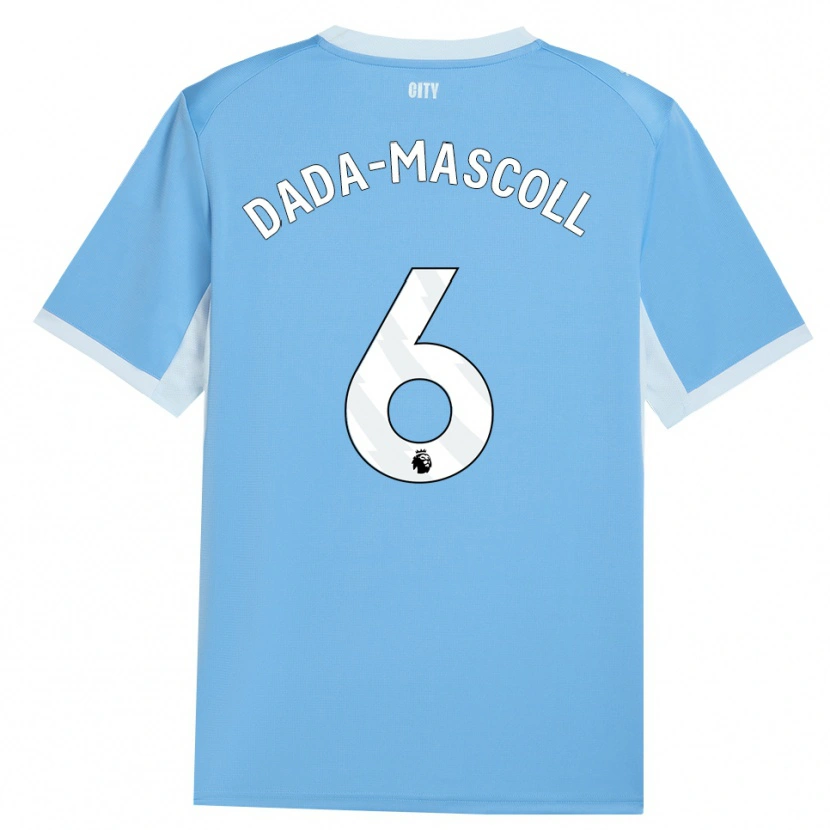 Danxen Damen Isaiah Dada-Mascoll #6 Hellhimmelblau Weiß Heimtrikot Trikot 2026/27 T-Shirt