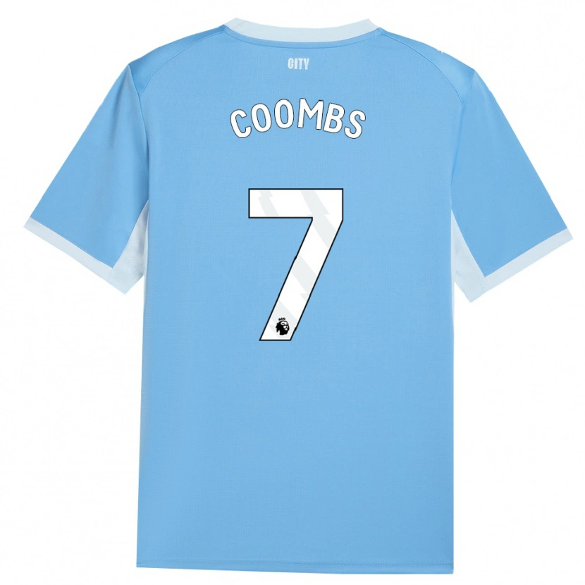 Danxen Damen Laura Coombs #7 Hellhimmelblau Weiß Heimtrikot Trikot 2026/27 T-Shirt