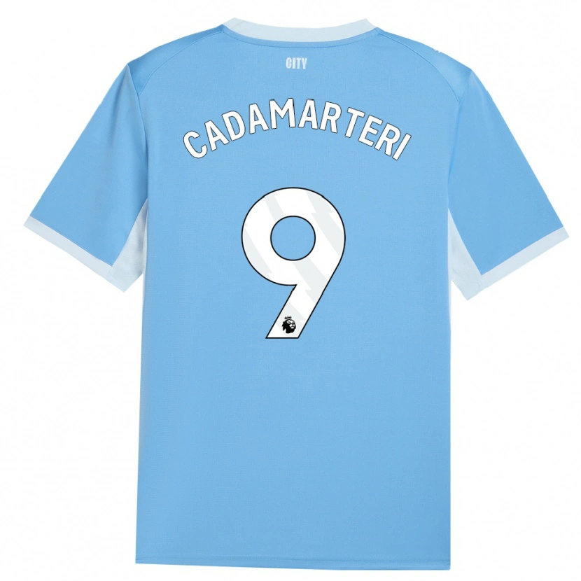 Danxen Damen Caelan Cadamarteri #9 Hellhimmelblau Weiß Heimtrikot Trikot 2026/27 T-Shirt