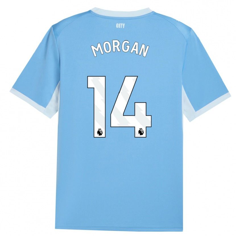 Danxen Damen Esme Morgan #14 Hellhimmelblau Weiß Heimtrikot Trikot 2026/27 T-Shirt