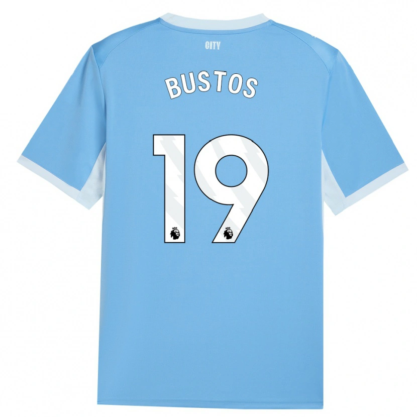 Danxen Damen Nahuel Bustos #19 Hellhimmelblau Weiß Heimtrikot Trikot 2026/27 T-Shirt