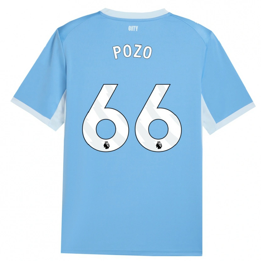 Danxen Damen Iker Pozo #66 Hellhimmelblau Weiß Heimtrikot Trikot 2026/27 T-Shirt