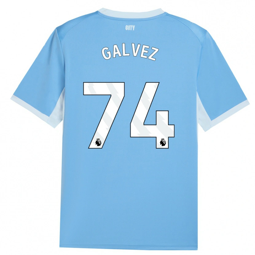 Danxen Damen Tomas Galvez #74 Hellhimmelblau Weiß Heimtrikot Trikot 2026/27 T-Shirt