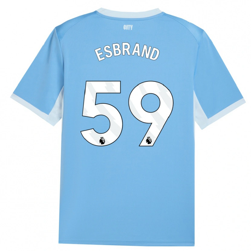Danxen Damen Josh Wilson-Esbrand #59 Hellhimmelblau Weiß Heimtrikot Trikot 2026/27 T-Shirt