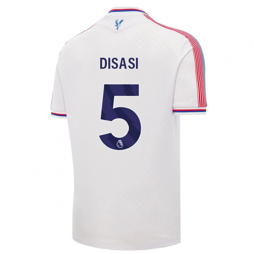 Danxen Damen Axel Disasi #5 Weiß Rot Blau Heimtrikot Trikot 2026/27 T-Shirt