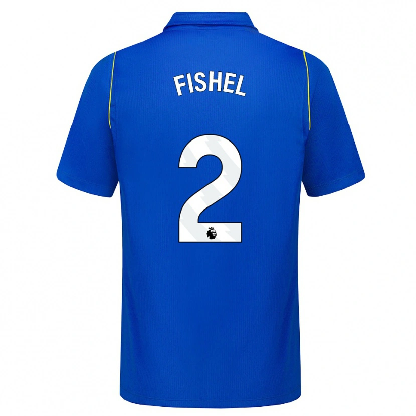 Danxen Damen Mia Fishel #2 Blau Gelb Heimtrikot Trikot 2026/27 T-Shirt