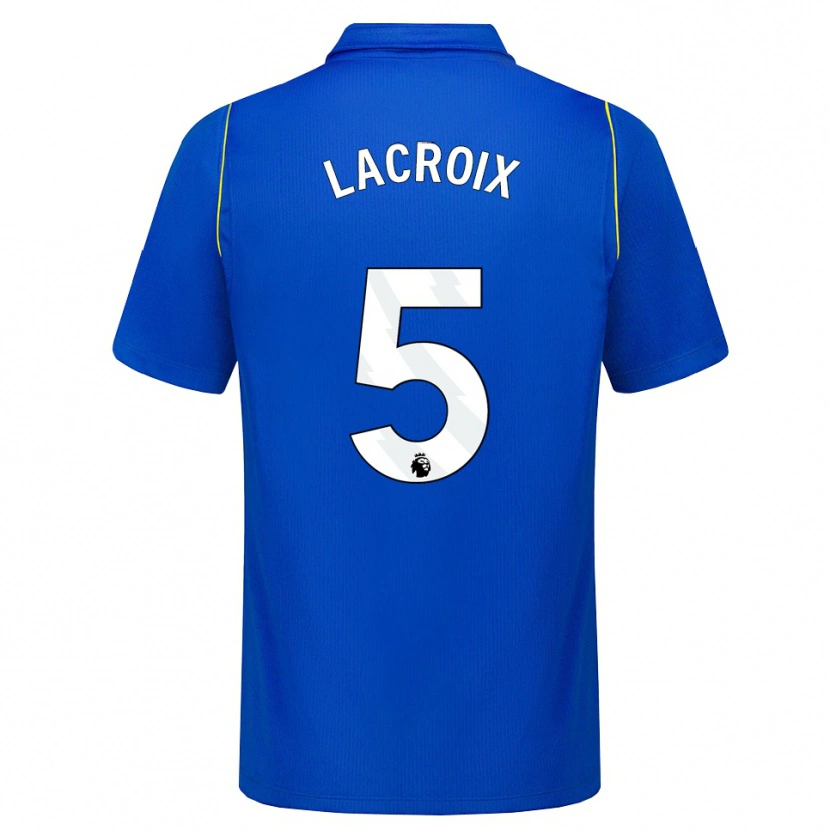Danxen Damen Maxence Lacroix #5 Blau Gelb Heimtrikot Trikot 2026/27 T-Shirt