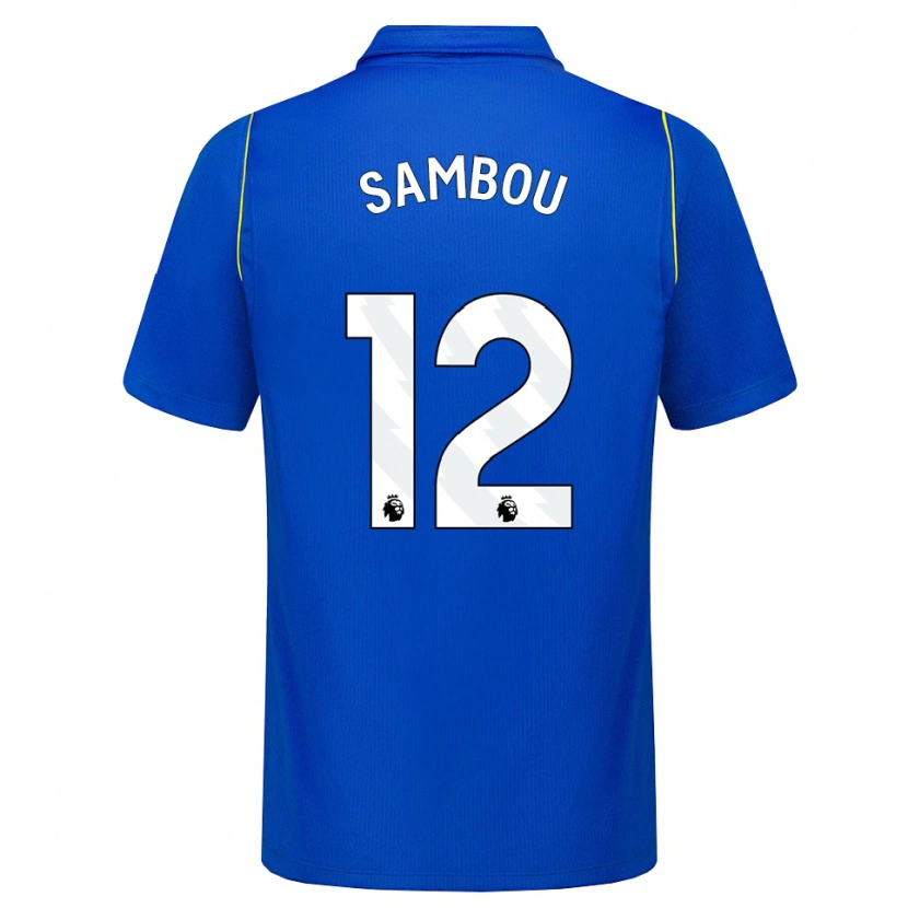 Danxen Damen Gabriel Sambou #12 Blau Gelb Heimtrikot Trikot 2026/27 T-Shirt