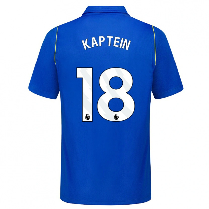 Danxen Damen Wieke Kaptein #18 Blau Gelb Heimtrikot Trikot 2026/27 T-Shirt
