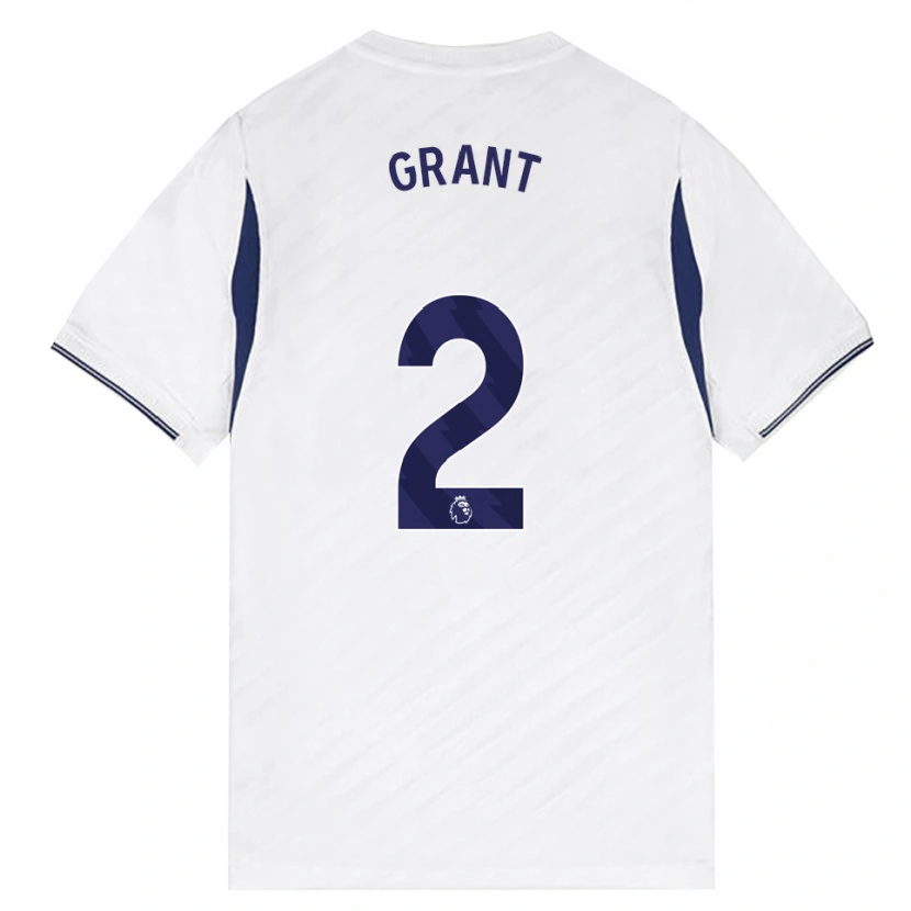 Danxen Damen Charlotte Grant #2 Weiß Rot Violett Heimtrikot Trikot 2026/27 T-Shirt