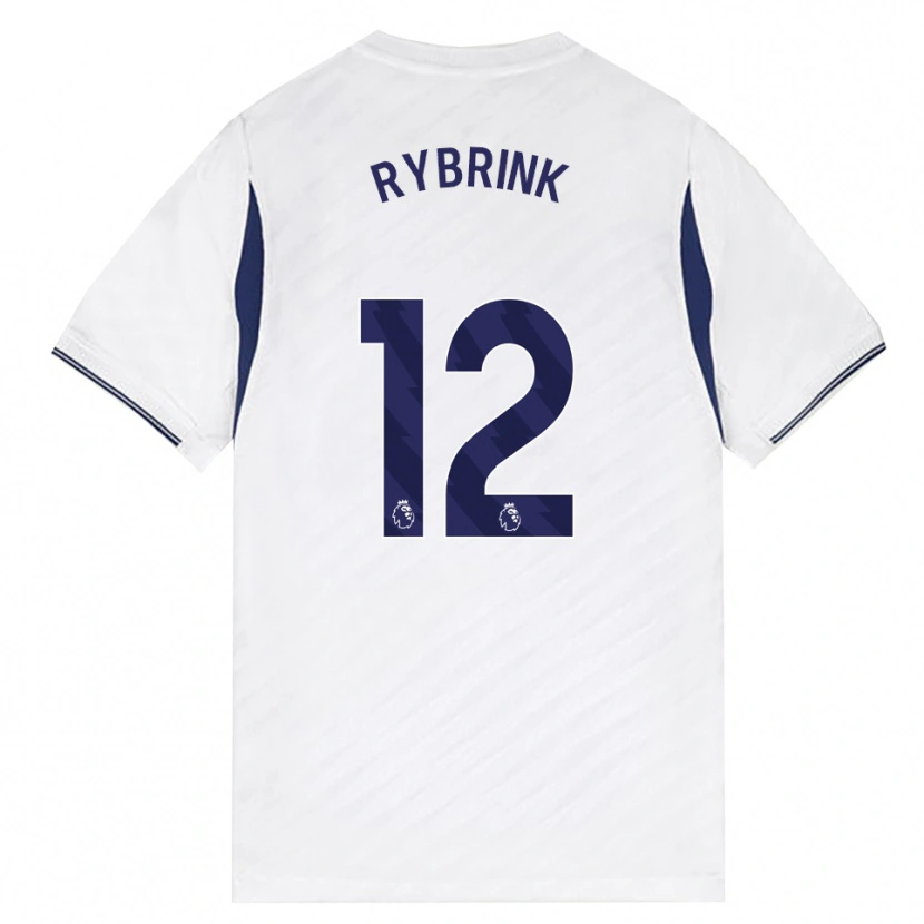 Danxen Damen Josefine Rybrink #12 Weiß Rot Violett Heimtrikot Trikot 2026/27 T-Shirt