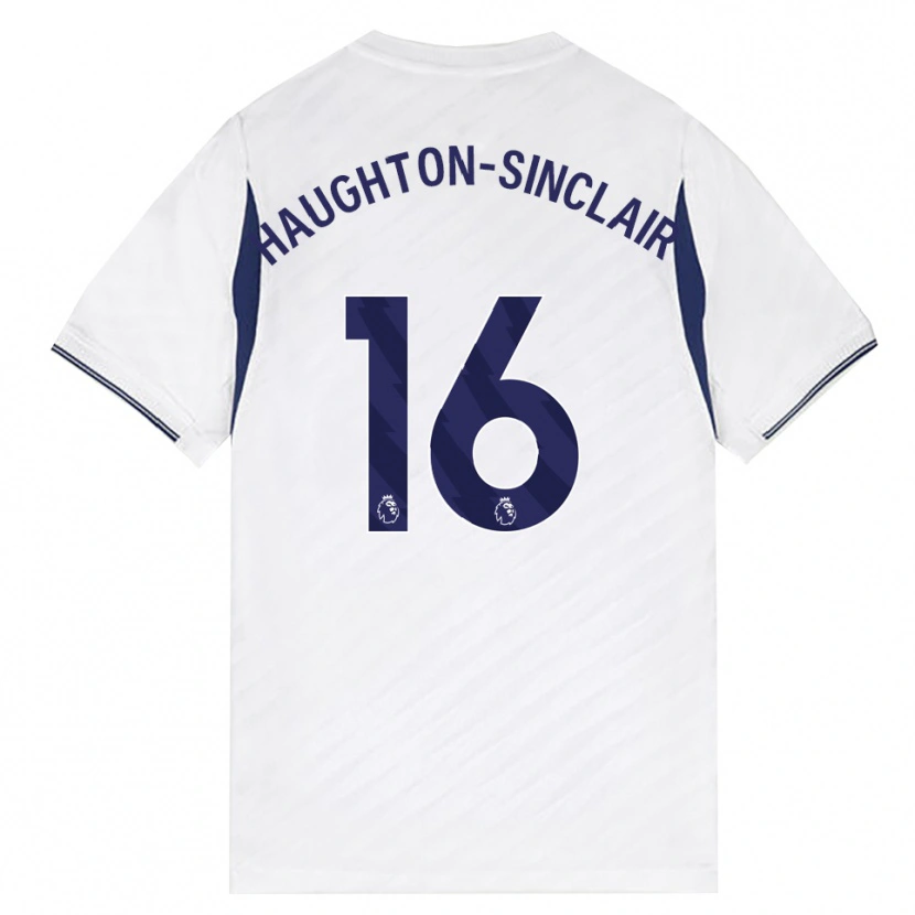 Danxen Damen Ashiah Haughton-Sinclair #16 Weiß Rot Violett Heimtrikot Trikot 2026/27 T-Shirt