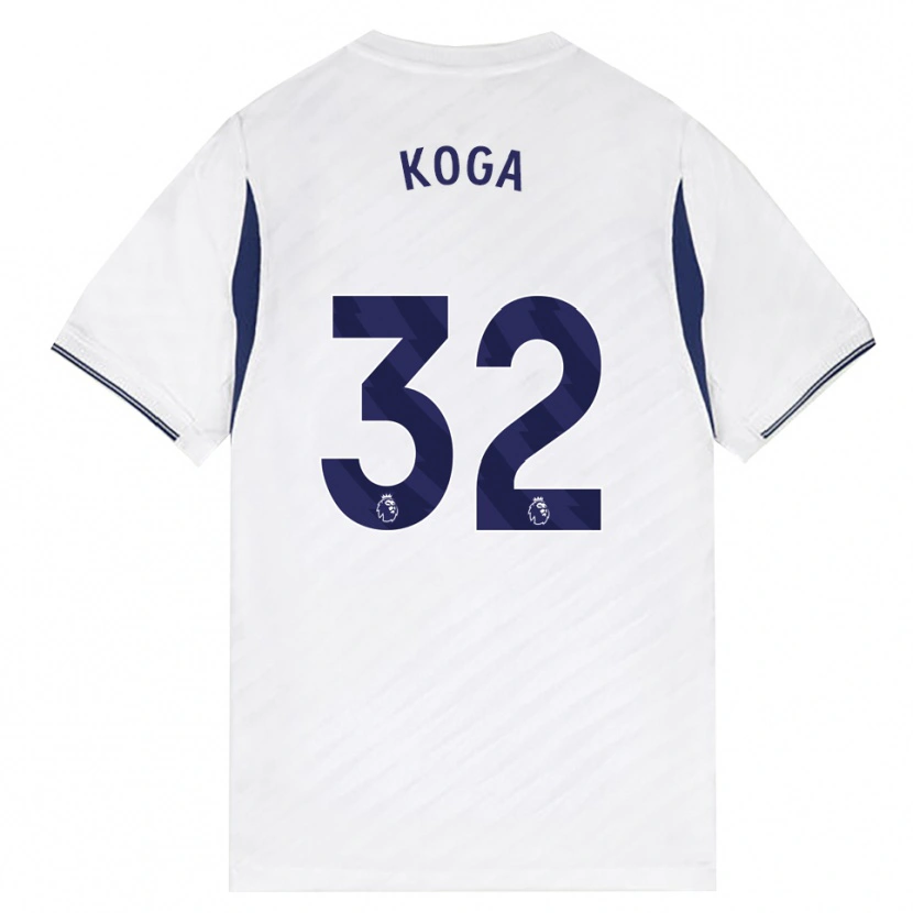 Danxen Damen Tōko Koga #32 Weiß Rot Violett Heimtrikot Trikot 2026/27 T-Shirt
