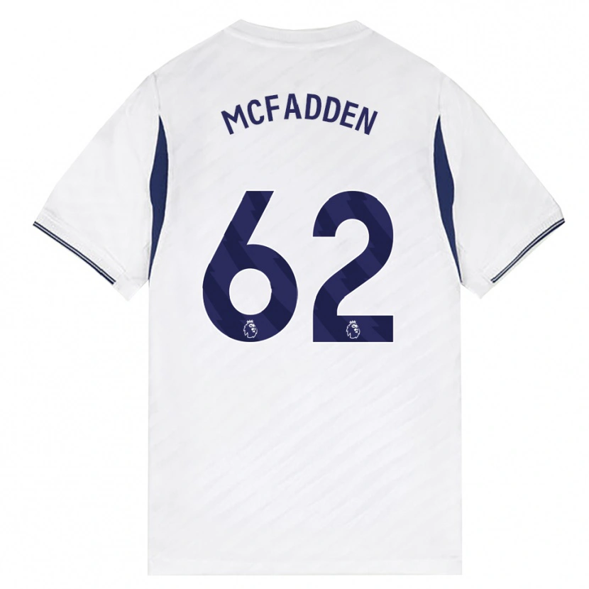 Danxen Damen Max Mcfadden #62 Weiß Rot Violett Heimtrikot Trikot 2026/27 T-Shirt