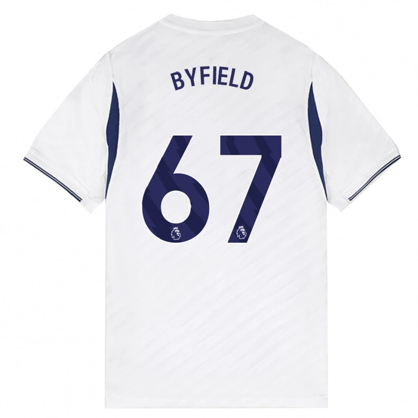 Danxen Damen Jun'ai Byfield #67 Weiß Rot Violett Heimtrikot Trikot 2026/27 T-Shirt