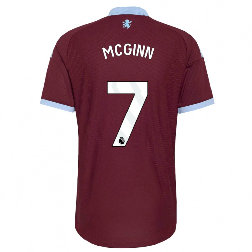 Danxen Damen John Mcginn #7 Kornblumenblau Burgund Heimtrikot Trikot 2026/27 T-Shirt