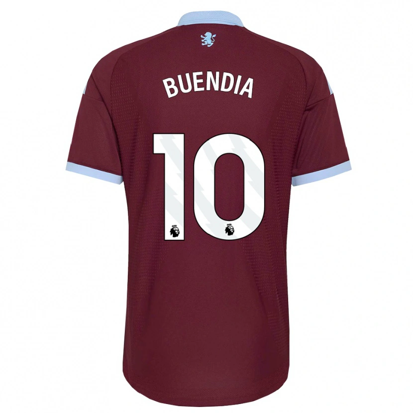 Danxen Damen Emiliano Buendía #10 Kornblumenblau Burgund Heimtrikot Trikot 2026/27 T-Shirt