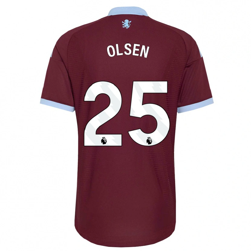 Danxen Damen Robin Olsen #25 Kornblumenblau Burgund Heimtrikot Trikot 2026/27 T-Shirt