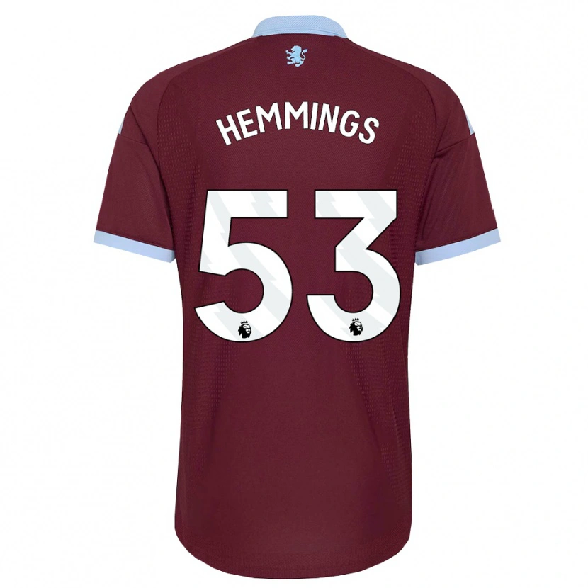 Danxen Damen George Hemmings #53 Kornblumenblau Burgund Heimtrikot Trikot 2026/27 T-Shirt