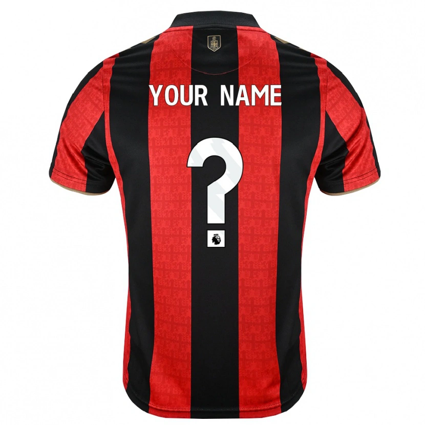 Danxen Damen Ihren Namen #0 Goldgelb Rot Schwarz Heimtrikot Trikot 2026/27 T-Shirt