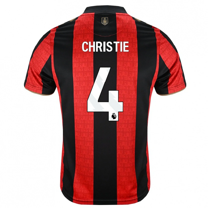 Danxen Damen Zac Christie #4 Goldgelb Rot Schwarz Heimtrikot Trikot 2026/27 T-Shirt