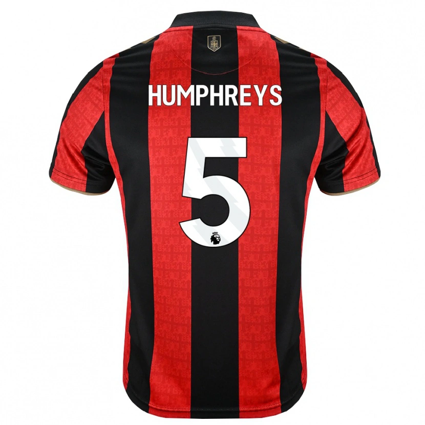 Danxen Damen Holly Humphreys #5 Goldgelb Rot Schwarz Heimtrikot Trikot 2026/27 T-Shirt