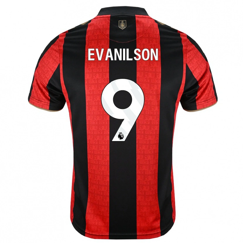 Danxen Damen Francisco Evanilson De Lima Barbosa #9 Goldgelb Rot Schwarz Heimtrikot Trikot 2026/27 T-Shirt