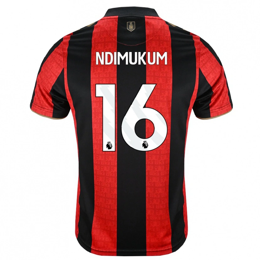 Danxen Damen Dane Ndimukum #16 Goldgelb Rot Schwarz Heimtrikot Trikot 2026/27 T-Shirt