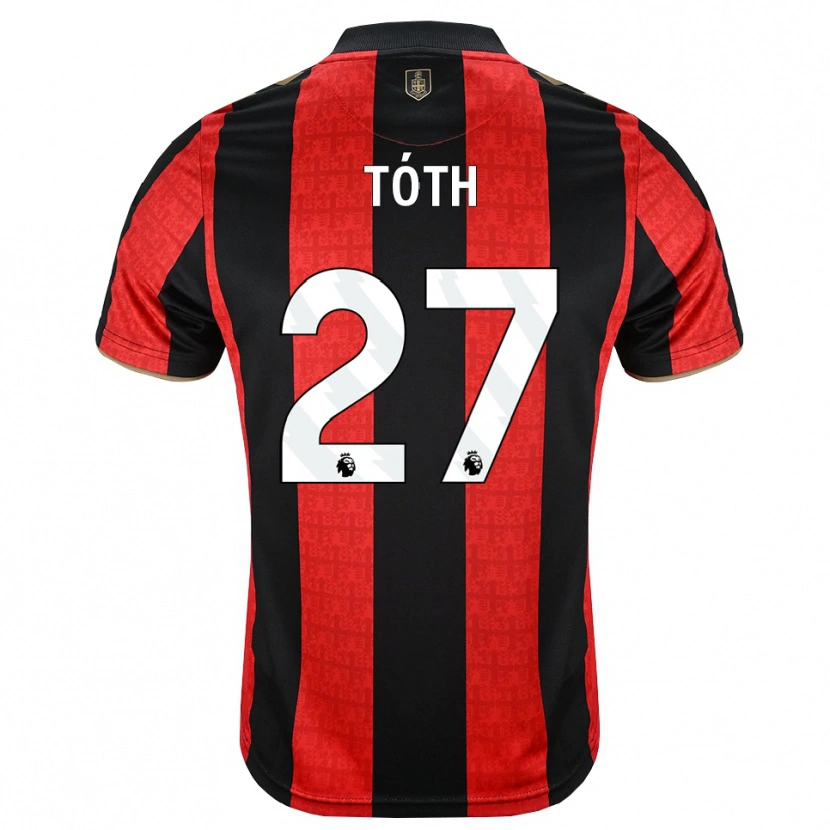 Danxen Damen Alex Tóth #27 Goldgelb Rot Schwarz Heimtrikot Trikot 2026/27 T-Shirt