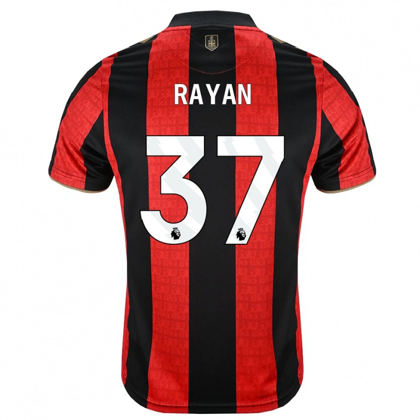 Danxen Damen Rayan Vitor Simplício Rocha #37 Goldgelb Rot Schwarz Heimtrikot Trikot 2026/27 T-Shirt